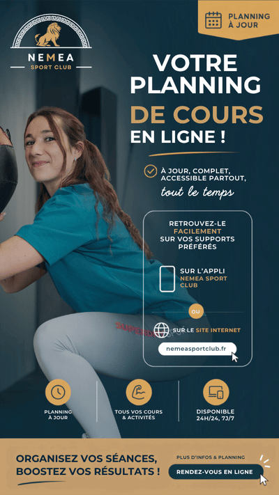 Site internet et marketing NEMEA SPORT CLUB - Administration web