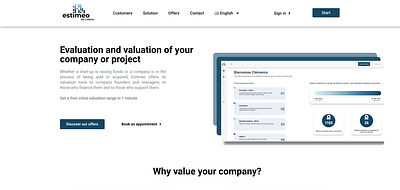 Revolutionising Business Valuation with Estimeo - Développement de Logiciel