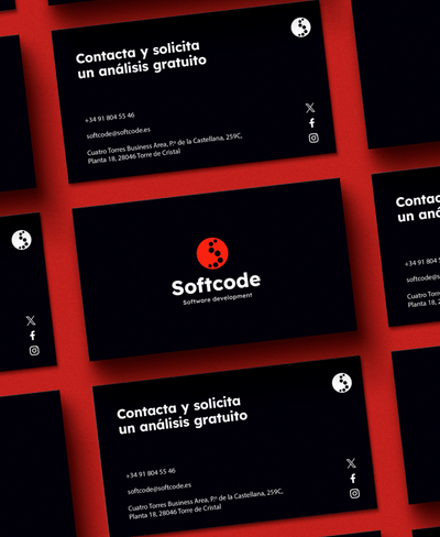 Identidad visual + Creación página web SoftCode - Webseitengestaltung