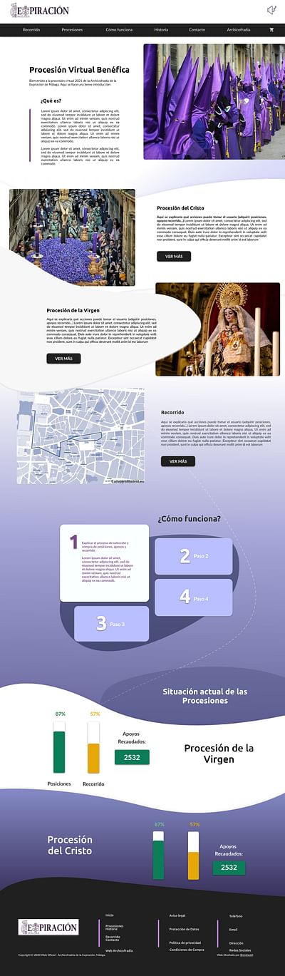 Cofradía de Málaga - Diseño UX UI + Rebranding - Textgestaltung