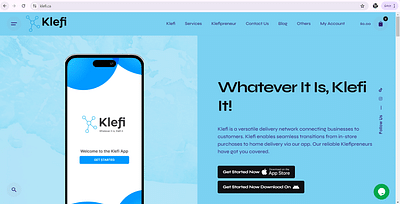 KLEFI | ANDROID & IOS SERVICE APP - Software Development