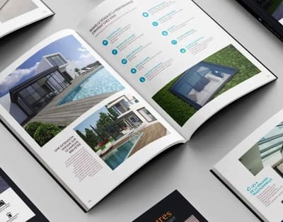 Impression catalogue pour le groupement 4TRO - Graphic Design