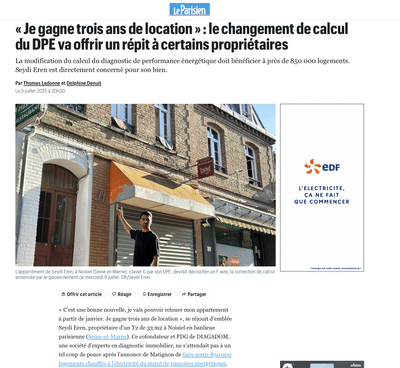 Diagadom_Le_Parisien_9_juillet_2925 - Relations publiques (RP)