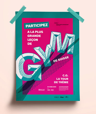 Affiche typographique - Design & graphisme