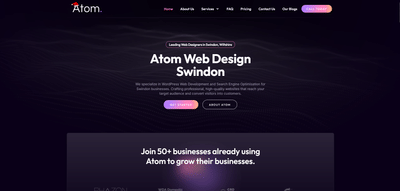 Atom Website - Website Creation