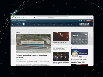 Diseño web: Rediseño de portal de noticias - Création de site internet