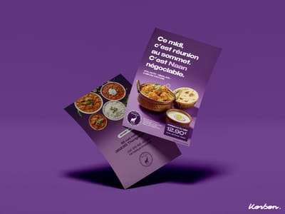 RESTAURANT HIMALAYA PUBLICITE, TRAFFIC, ACTIVATION - Impresión