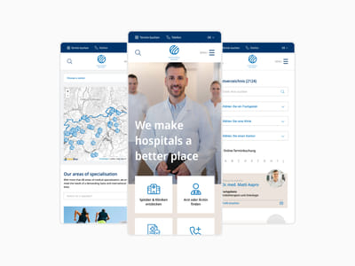 Swiss Medical Network – Website Revamp - Webseitengestaltung