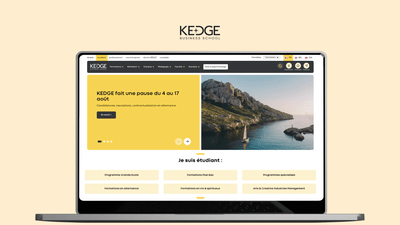Kedge - Application mobile B2C – Engagement étudiant (BDE) - Création de site internet