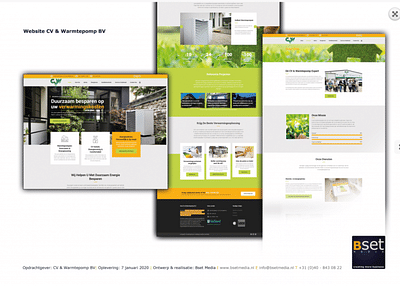 Website CV & Warmtepomp BV - Creación de Sitios Web