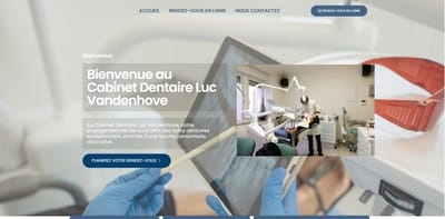 Site web dentiste Bruxelles (Progenda) - Création de site internet