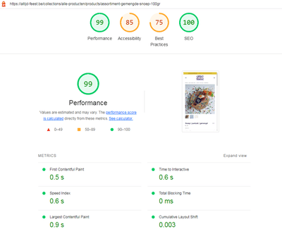 Altijd Feest | E-commerce SEO (Shopify) & UX/CTR - SEO