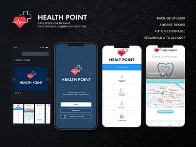 Health Point - Web & App - App móvil