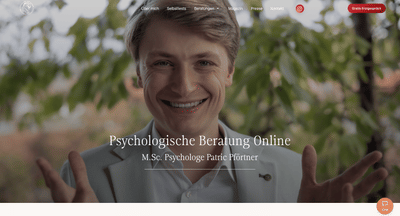 Fallstudie: hallopsychologe.de - Webseitengestaltung