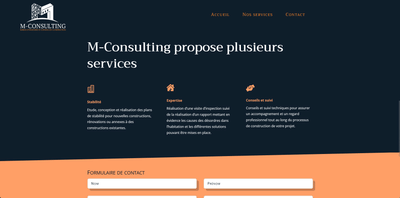 M-Consulting - Website Creatie