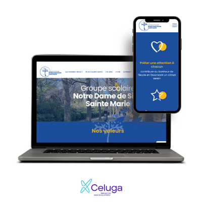 Site vitrine de Notre-Dame de Sion - Web Application