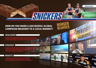 SNICKERS HUNGER BLUNDER - Advertising