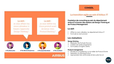 CONSEIL : La transition agile au sein d’Airbus IT - Ergonomie (UX/UI)