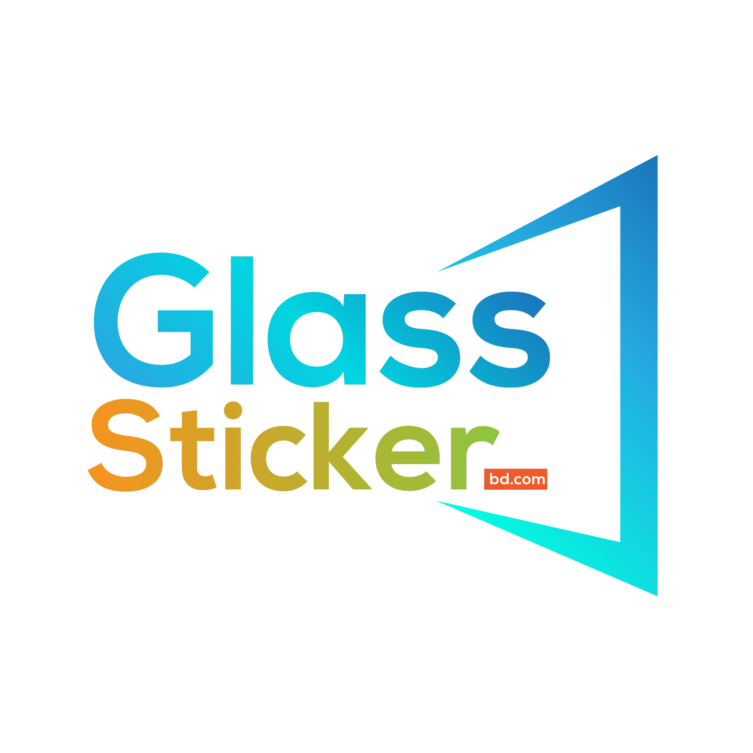 Glass sticker BD