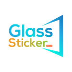 Glass sticker BD logo