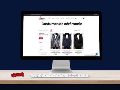 Création site e-commerce - "ZED BY" - Webseitengestaltung