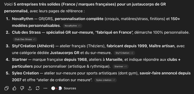 Novarythm — La référence des “justaucorps” via GEO (moteurs IA) + SEO - Référencement naturel