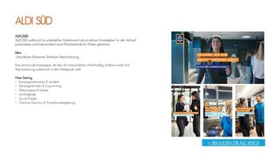 ALDI SÜD – „Unsichtbare Momente. Sichtbare Wertschätzung.“ - Social Media