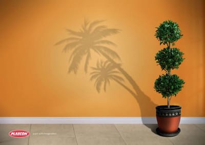 Paint with imagination, tree - Advertising