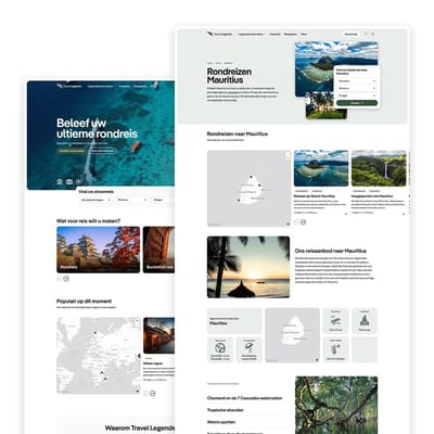 Travel Legends - Enterprise WordPress in de reisbranche - Website Creatie