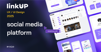 LinkUP Web Application (UI / UX ) Desgin. - Ergonomie (UX/UI)