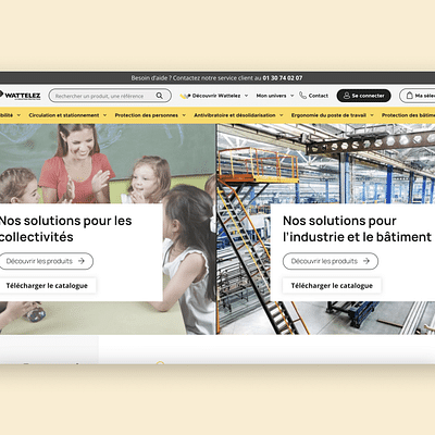 Refonte du site wordpress l woocommerce WATTELEZ - Stratégie digitale