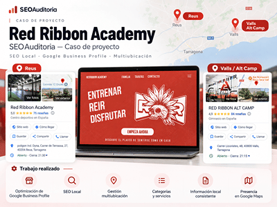 SEO Local y Optimización de Google Maps para Red Ribbon Academy - SEO