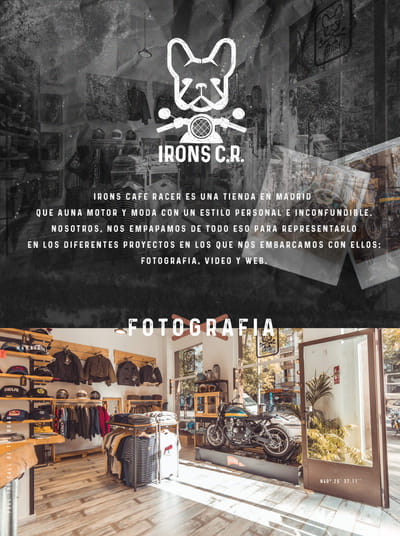 Irons Cafe Racer - Production Vidéo