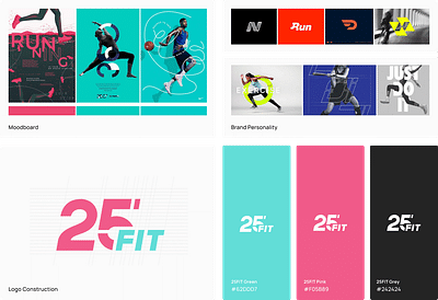 25Fit EMS Gym Branding - Graphic Design