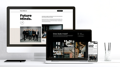 Professionelle Verein-Website von Future Minds e.V - Webseitengestaltung