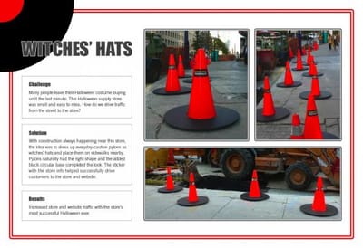 WITCHES HATS - Publicité
