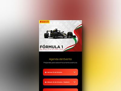 App Multilingüe y Registro de Pax - Pirelli - Web Application