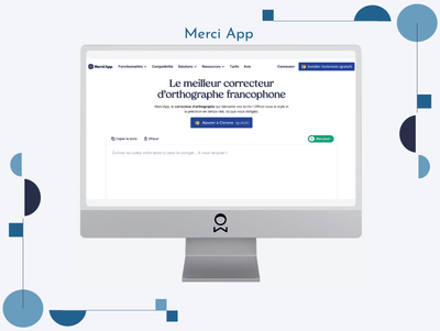 Prestation de livre blanc pour Merci App - Textgestaltung