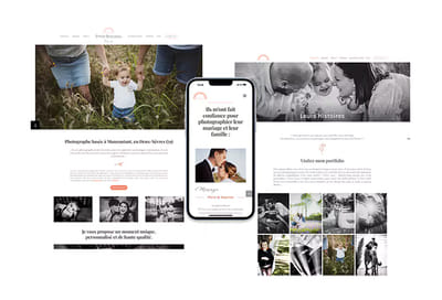 Création d'un site WordPress pour une photographe professionnelle - Création de site internet