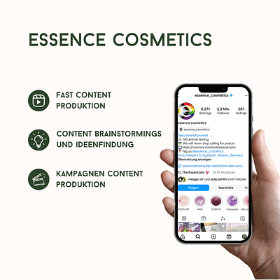 Content Produktion für essence Cosmetics - Social Media