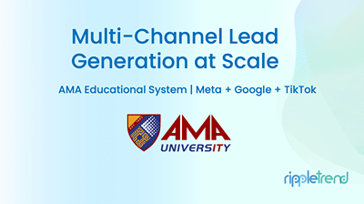 Social Media Campaign: AMA Multi-Channel Lead Generation Case Study - Digital Strategy