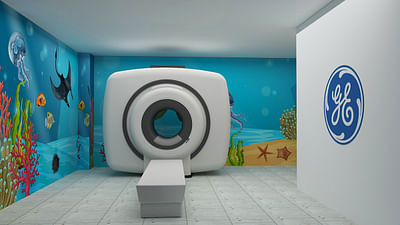 GE Healthcare Scanner Rooms - Image de marque & branding