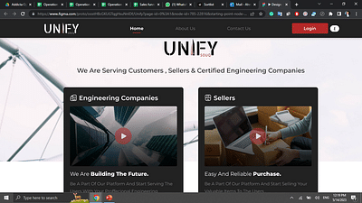 Unify Web application & Mobile application - Mobile App