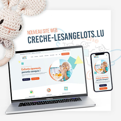 Site Internet / Blog - Crèches Les Angelots - Création de site internet