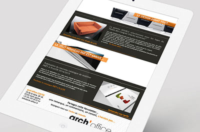 Campagne Emailing pour ARCH OFFICE - Email Marketing
