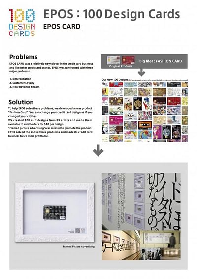 100 DESIGN CARDS - Werbung