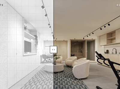 New website and regional SEO for an interior design studio - Digital Strategy