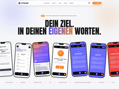 Athilion Website - Webseitengestaltung