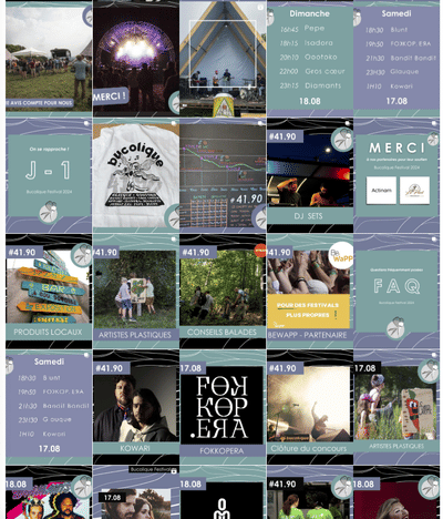 Bucolique Festival - Community management - Community management