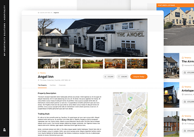 Hospitality Marketplace Platform - Website Creatie